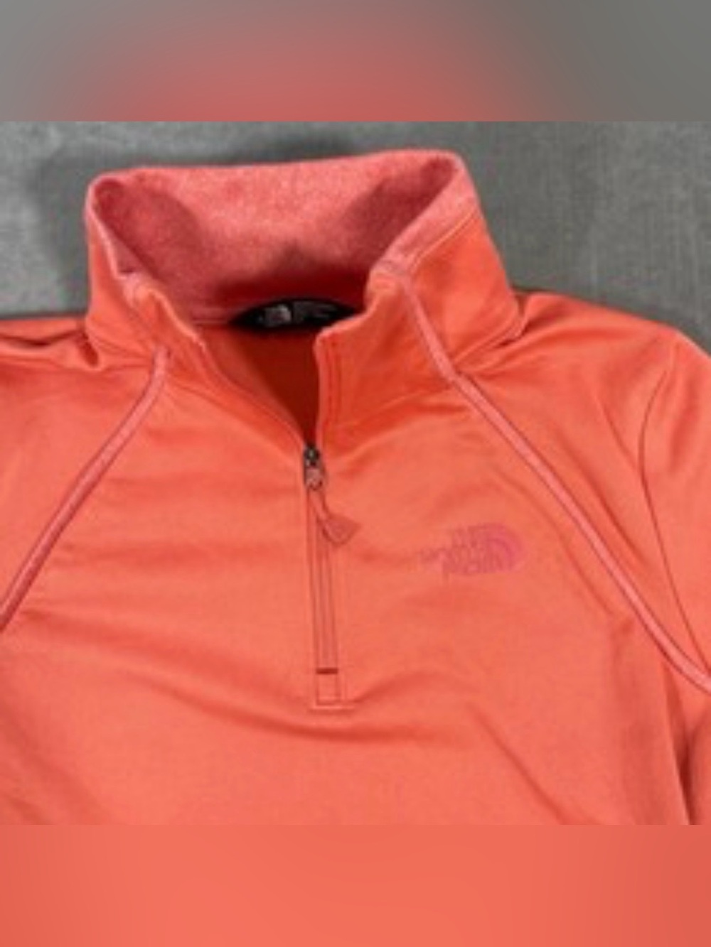 The North Face Women's Coral/Salmon Half-Zip Pullover